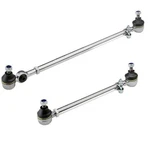 Vw Bug Chrome Tie Rod Assemblies 1949-68 W/steering Damper Hole. Fixed Price $131.94.