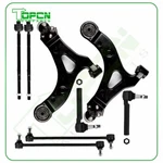 QTY(8) Front Lower Control Arm Tie Rod Sway Bar End Link For Chevrolet Uplander. Fixed Price $85.49.