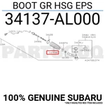 Subaru Oem 2015-2019 Outback Legacy Tie Rod Boot 34137AL000 New In Package. Fixed Price $28.00.
