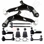 10PC Front Lower Control Arms Tie Rods Sway Bars Kit For Nissan Maxima 2000-2003. Fixed Price $96.32.