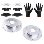 Rear L&r Brake Rotors&ceramic Pads Set For Dodge Durango 2011-2020 S-53061. Fixed Price $107.53.