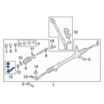 For Toyota GR86 2022-2025 SU00300832 Inner Steering Tie Rod End. Fixed Price $60.90.
