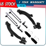 10PCS Control Arm Tie Rod End Rack And Pinion Bellow Sway Bar For 07-11 Honda Cr. Fixed Price $108.00.