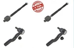 Front Inner & Outer Tie Rod Ends Fits Mazda RX8 2004-2011 1.3L. Fixed Price $91.00.