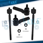 4PC Front Inner And Outer Tie Rod End Links Kit For 2005 - 2023 Toyota Tacoma. Fixed Price $55.04.