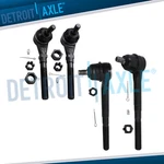 New 4 Kit: Front Inner & Outer Tie Rod Ends For F-150 Navigator 2WD Rwd. Fixed Price $49.42.