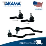 Pcs Inner & Outer Rod End Lh Rh For 1998-2004 Ns Frontier Rwd. Fixed Price $46.31.