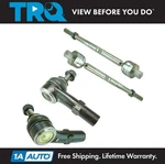 Trq Inner & Outer Tie Rods Set Of 4 For Vw Jetta Golf Eos Tiguan Cc Audi. Fixed Price $64.95.