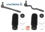 Set Of (4) Outer Tie Rod End + Boot Kit For Bmw E46 - Lemfoerder/febi. Fixed Price $159.19.
