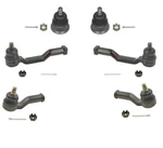 For 1979-1985 Mazda RX7 Inner Outer Tie Rod Ends Lower Ball Joints Kit 6 Pcs Set. Fixed Price $112.95.