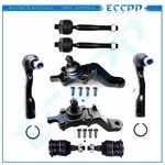 8PCS Front Ball Joints Tie Rods Suspension For 2000 2001 2002 Toyota Tundra 2WD. Fixed Price $66.40.
