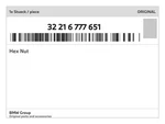 Genuine Bmw Hex Nut 32-21-6-777-651 New. Fixed Price $15.01.