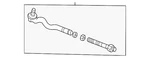 Genuine Bmw Tie Rod Assembly 32-11-2-228-786. Fixed Price $264.60.