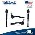 4PCS Front Steering Inner + Outer Tie Rod Ends For Titan, Armada, QX56, QX80. Fixed Price $51.15.