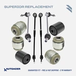 Autoacer 10P Rear Arm Bushes Tie Rods Stabilizer Links For Jaguar Stype Xj Xf Xk. Fixed Price $207.00.