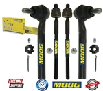 Front Inner & Outer Steering Tie Rods End 4PCS Set Moog For 2006-2010 Hummer H3. Fixed Price $204.44.