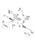 Genuine Mopar Outer Tie Rod End Left 68603470AA. Fixed Price $198.36.