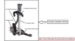 Left Front Suspension Knee Assembly Oem 2018 Hyundai Elantra. Fixed Price $150.00.