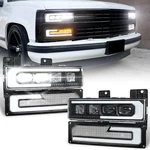 Led Headlight Assembly For 1988-1998 Chevy Gmc C/k 1500 2500 3500 Suburban. Fixed Price $229.00.