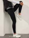 Athleta Altitude Edge Fleece Lined Stash High Rise Legging Black Xl #469516. Fixed Price $79.95.