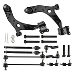 For 2004 - 2014 Mazda 3 & 5 10PCS Front Tie Rod Ends Control Arms Sway Bars Kit. Fixed Price $104.99.