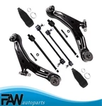 Front Tie Rod Control Arm And Ball Joint Sway Bar 8PIECES Fits Hyundai Santa Fe. Fixed Price $78.84.