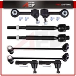 (8) Front And Rear Sway Bars Inner Outer Tie Rods Suspension Kit For Honda Cr-v. Fixed Price $48.38.