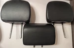 2013-2017 Nissan Pathfinder Rear 2ND Row Headrests Set Black Leather Near Mint. Fixed Price $79.99.