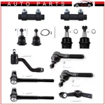 For 94-99 Dodge Ram 1500 2WD 12PCS Front Tie Rods Ball Joints Idler Pitman Arm. Fixed Price $84.82.