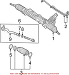 Genuine Oem Inner Steering Tie Rod Nut 32116774889 For Bmw. Fixed Price $7.65.