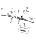 Genuine Mopar Inner End Tie Rod Kit 68158379AA. Fixed Price $112.13.