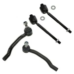 Trq Inner And Outer Driver Passenger Side Tie Rod Set 4 Piece Compatible. Fixed Price $53.85.