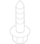 Genuine Volkswagen Tie Rod Assembly Mount Bolt N-102-112-02. Fixed Price $21.11.