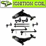 10PC Front & Rear Suspension Kit Control Arms For 2002-2005 Mitsubishi Eclipse. Fixed Price $93.85.