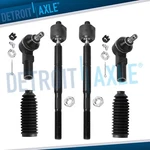 2WD 6PC Front Inner & Outer Tie Rod Ends W/ Boots For 1995 - 2004 Toyota Tacoma. Fixed Price $44.58.