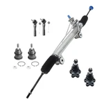 7PCS Power Steering Rack & Pinion Ball Joint Tie Rods For Chevrolet Silverado. Fixed Price $233.80.