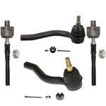 Moog Front Inner Outer Steering Tie Rod Ends Set 4PC For Infiniti 370Z Q50 Awd. Fixed Price $158.95.