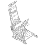 Genuine Nissan Seat Frame 87101-1VX3A. Fixed Price $1644.14.