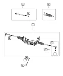 Genuine Mopar Outer Tie Rod End 68528060AA. Fixed Price $55.71.