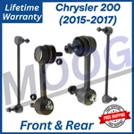 Moog Oem Front & Rear Sway Bars For 2015-2017 Chrysler 200, Lifetime Warranty.. Fixed Price $139.99.