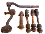 1966 1967 Ford Fairlane Galaxie Tie Rod Ends Adjuster Suspension Parts Lot. Fixed Price $100.00.