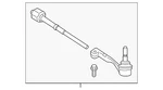 Genuine Bmw Steering Tie Rod Assembly 32-10-5-B5F-303. Fixed Price $212.99.