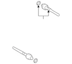 Genuine Infiniti Inner Tie Rod D8521EG000. Fixed Price $143.01.