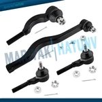 4X Front Inner & Outer Tie Rod End Links For Mighty Max D50 Ram Arrow Pickup. Fixed Price $40.89.