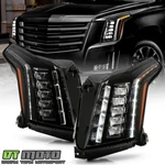 Black For 2015-2020 Cadillac Escalade Full Led W/drl Penta-projector Headlight. Fixed Price $438.99.