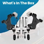 12PCS Front Lower Control Arms Sway Bar Tie Rods For 2010-2017 Equinox Terrain. Fixed Price $114.96.