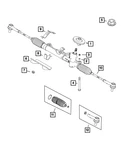 Genuine Mopar Outer Tie Rod End Right 68267929AA. Fixed Price $86.58.