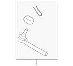 Genuine Nissan Outer Tie Rod D8640-JF00B. Fixed Price $119.42.