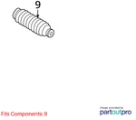 Volkswagen 2023 Tiguan Rack And Pinion Bellows 1K0423831B. Fixed Price $132.12.