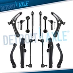 14PC Front Rear Control Arms Tie Rods Sway Bars For Jeep Compass Patriot Caliber. Fixed Price $186.98.